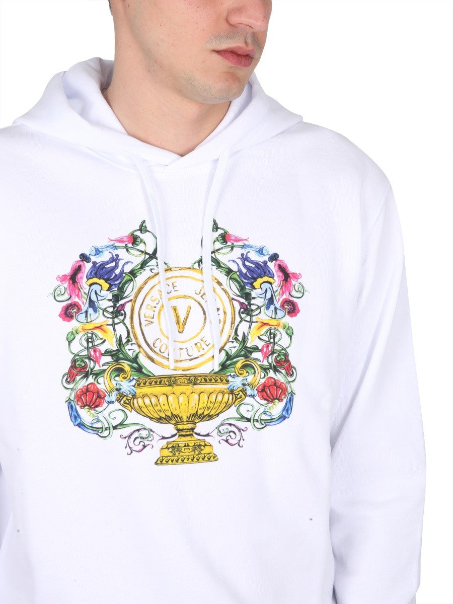 Versace Jeans Couture SWEATSHIRT WITH LOGO PRINT