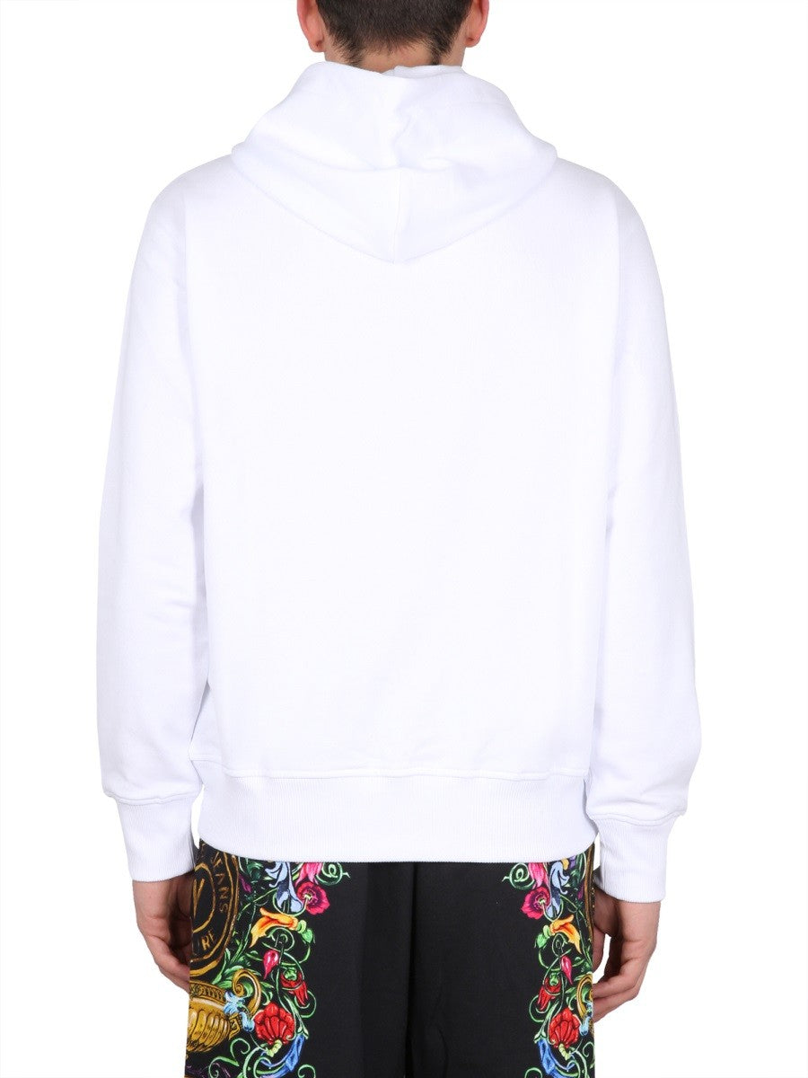 Versace Jeans Couture SWEATSHIRT WITH LOGO PRINT