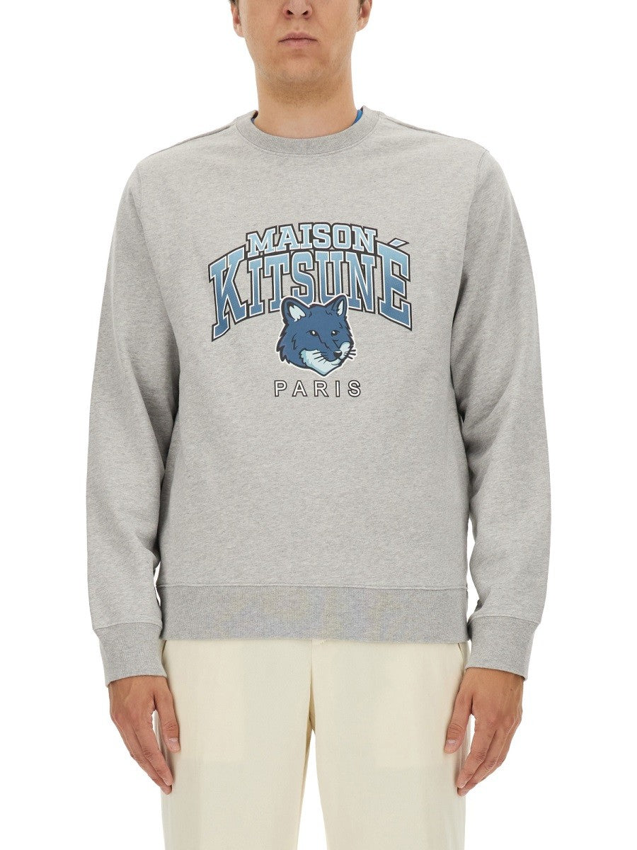 Maison Kitsune SWEATSHIRT WITH LOGO PRINT