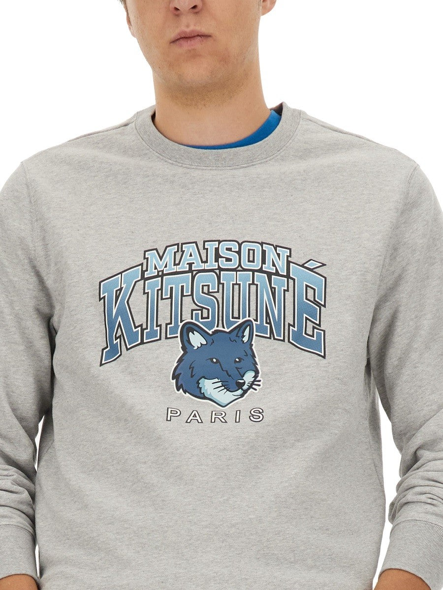 Maison Kitsune SWEATSHIRT WITH LOGO PRINT