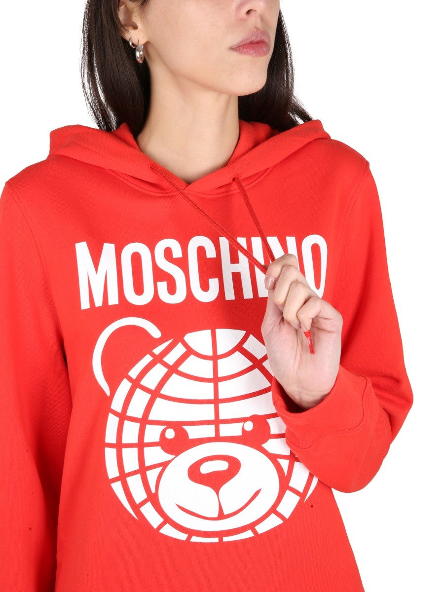 Moschino SWEATSHIRT WITH LOGO PRINT