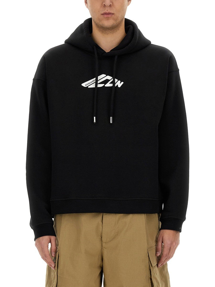 Dsquared SWEATSHIRT WITH LOGO PRINT