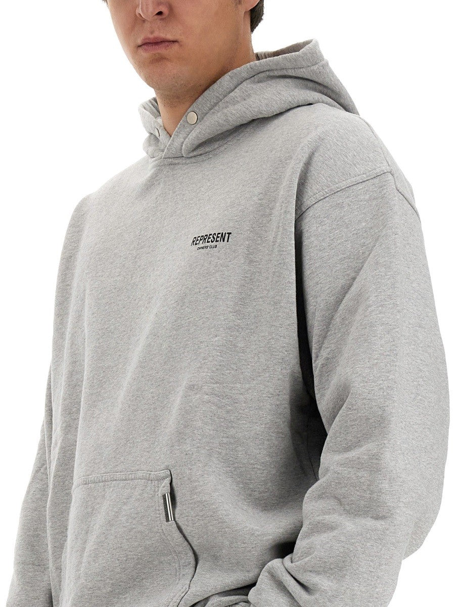 Represent SWEATSHIRT WITH LOGO