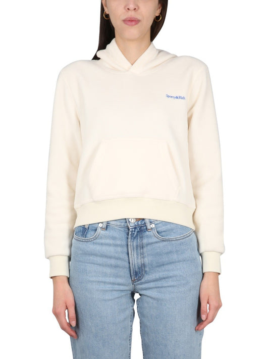 SPORTY&RICH SWEATSHIRT WITH LOGO