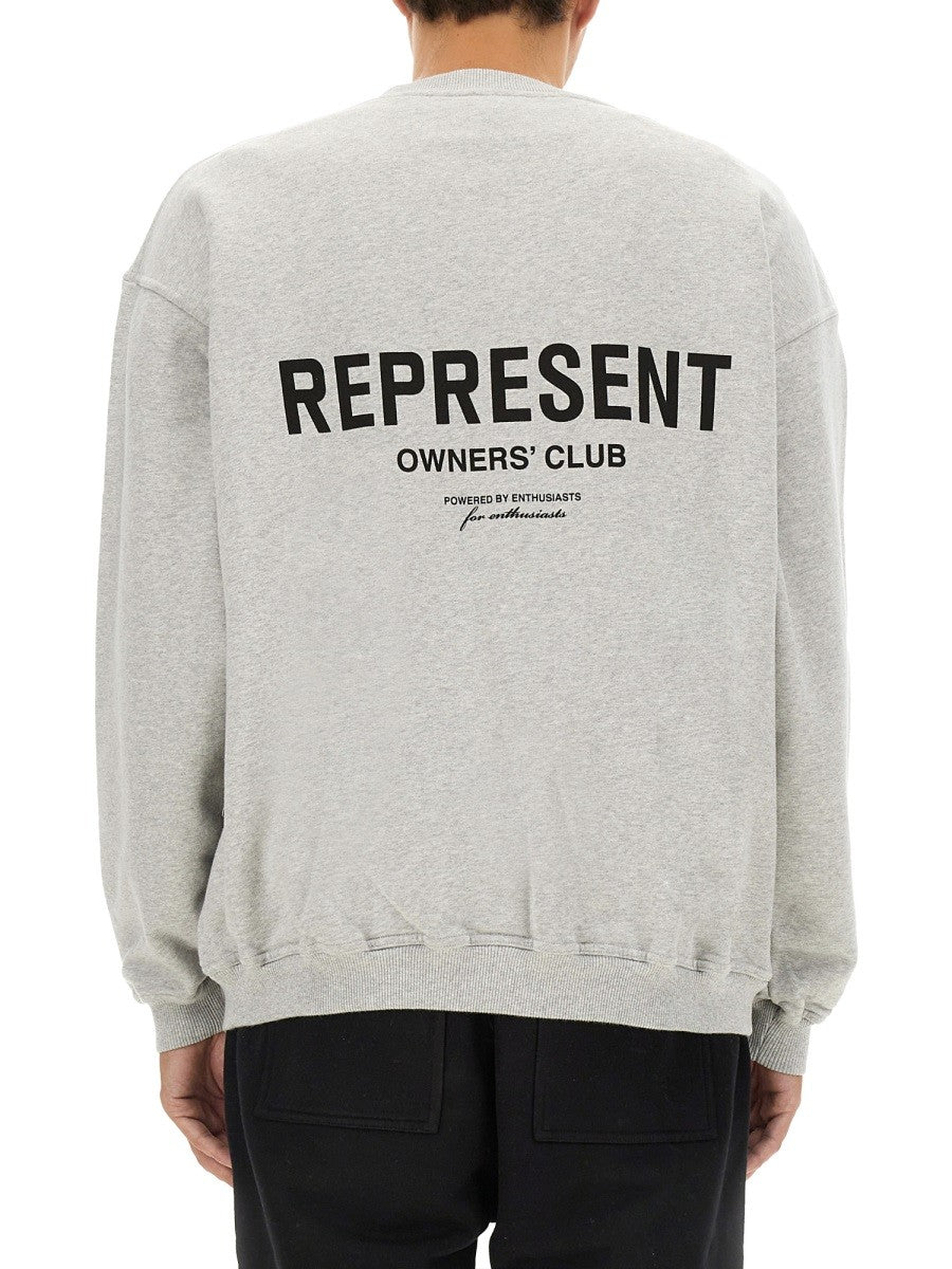 Represent SWEATSHIRT WITH LOGO