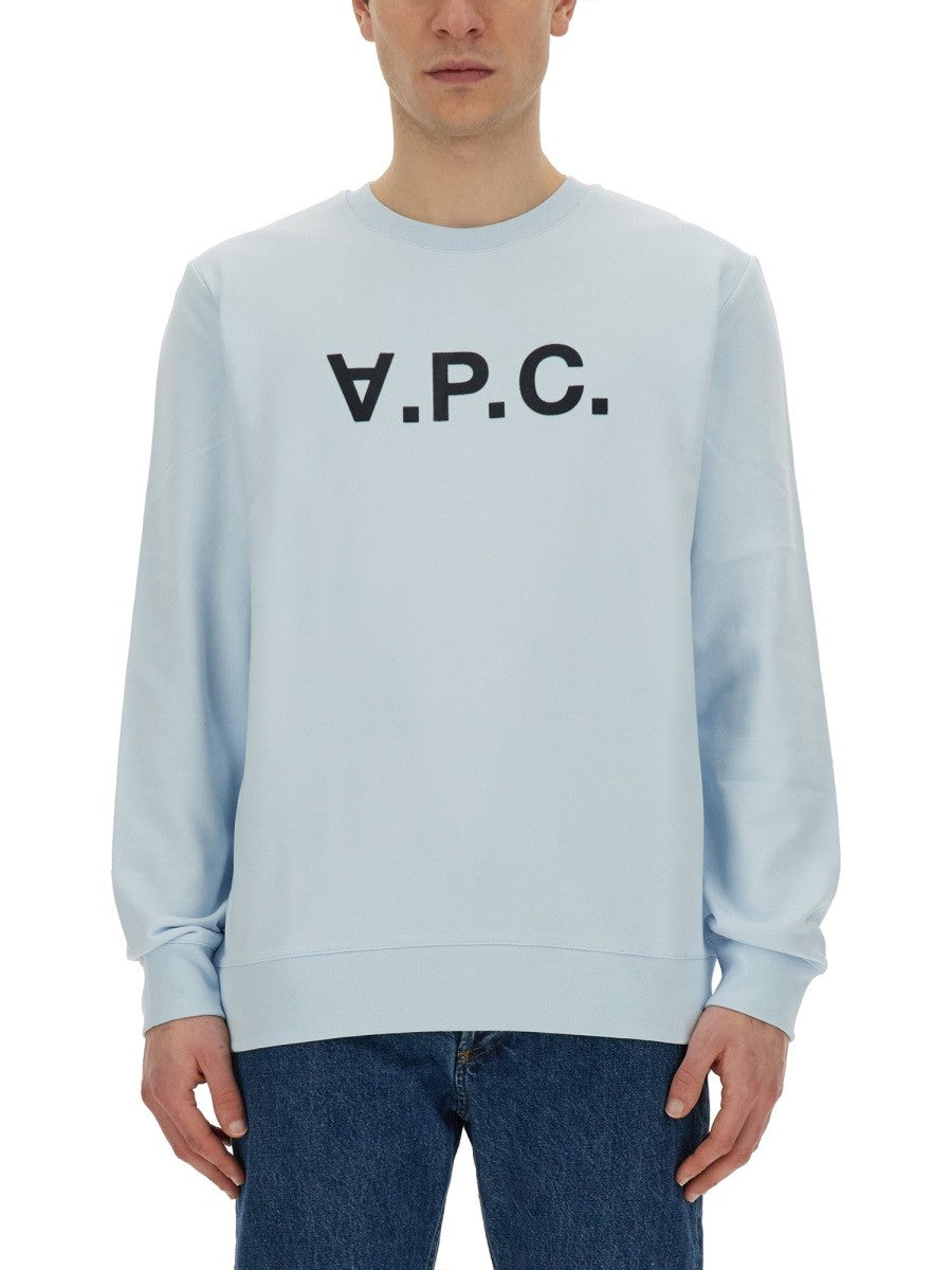 A.P.C. SWEATSHIRT WITH LOGO