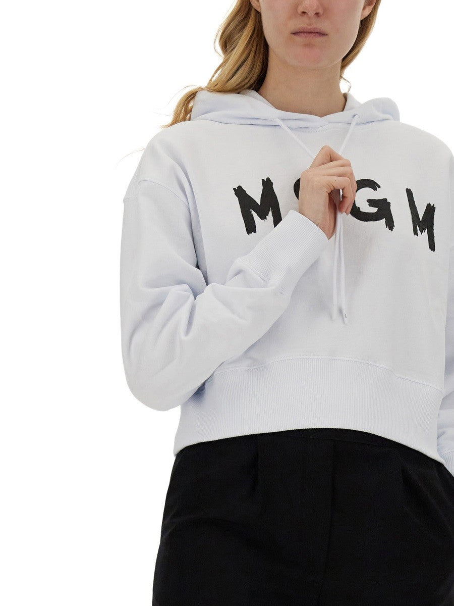 msgm SWEATSHIRT WITH LOGO