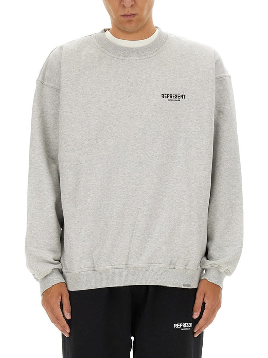 Represent SWEATSHIRT WITH LOGO