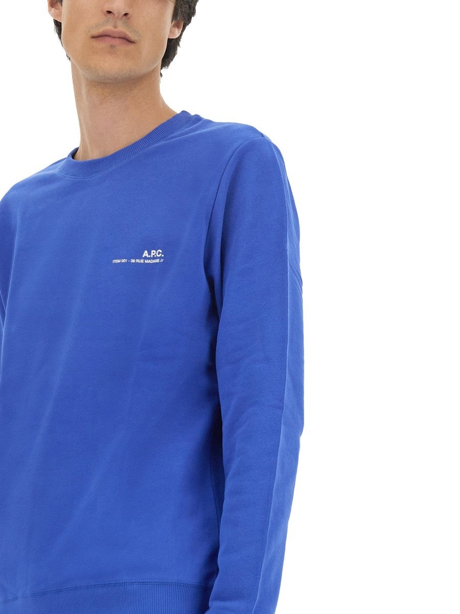 A.P.C. SWEATSHIRT WITH LOGO