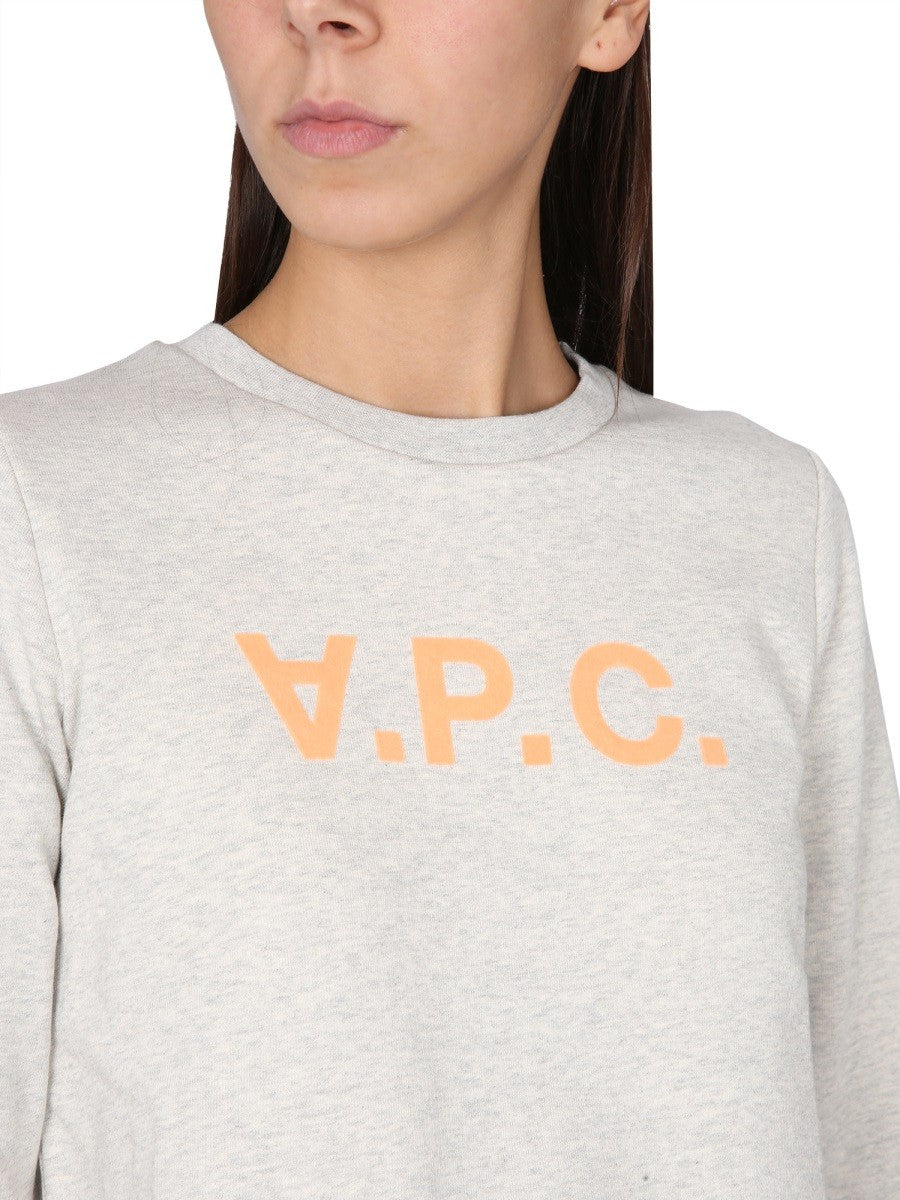 A.P.C. SWEATSHIRT WITH LOGO