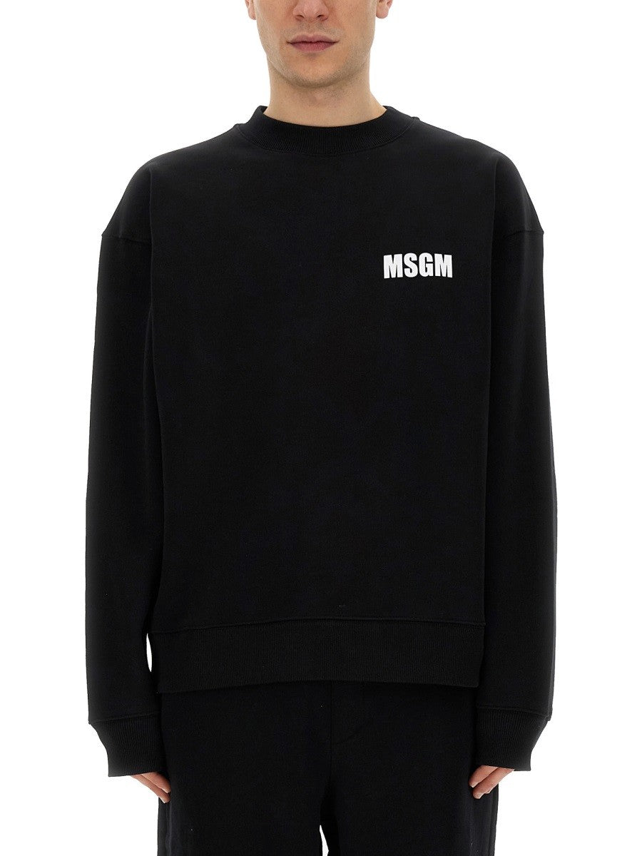 msgm SWEATSHIRT WITH LOGO