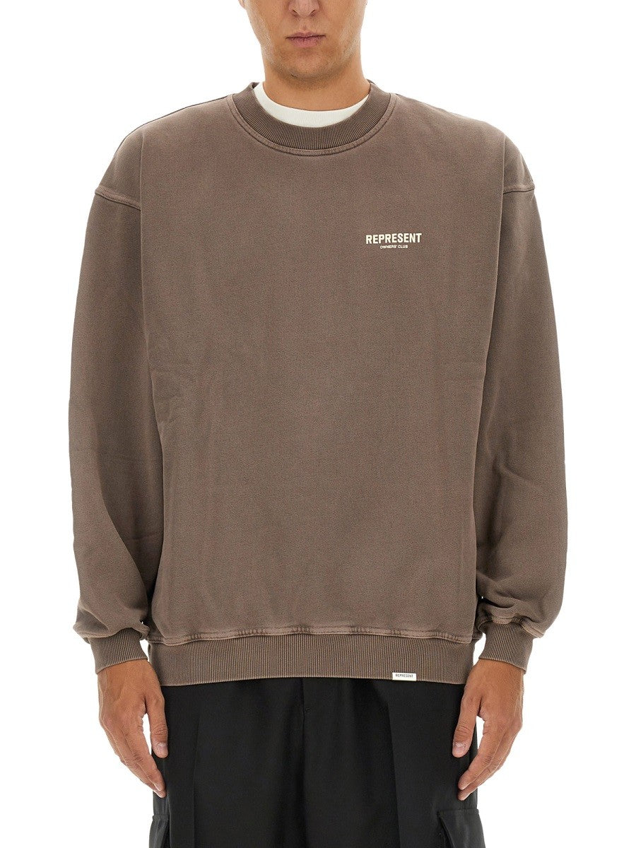 Represent SWEATSHIRT WITH LOGO