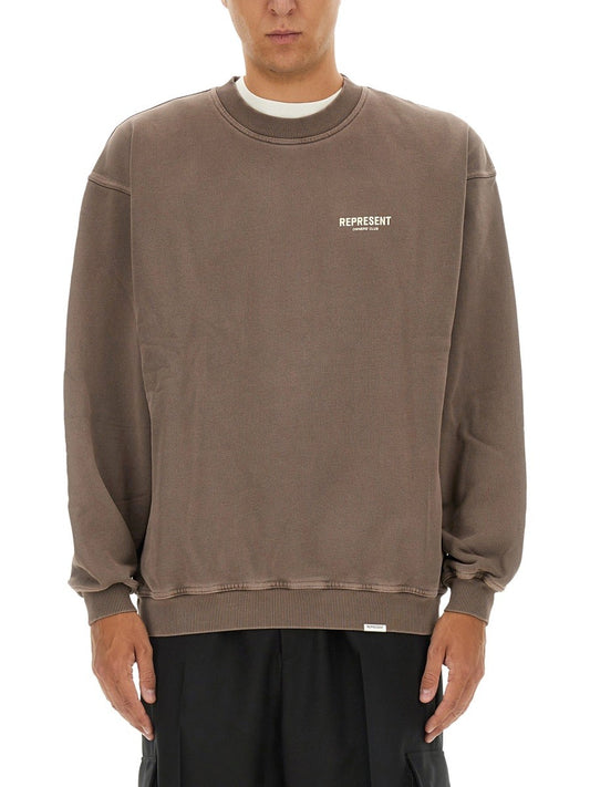 Represent SWEATSHIRT WITH LOGO