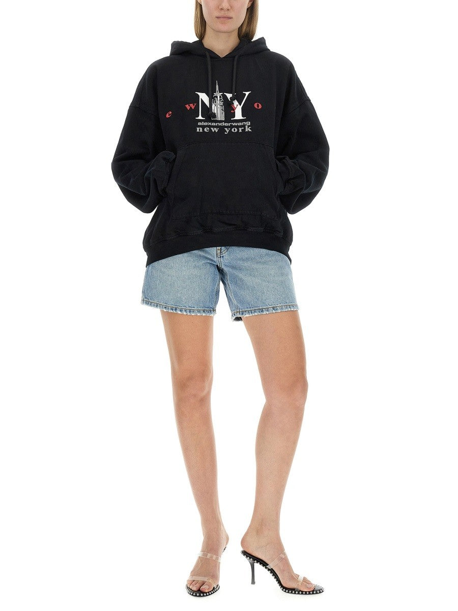 Alexander Wang SWEATSHIRT WITH LOGO