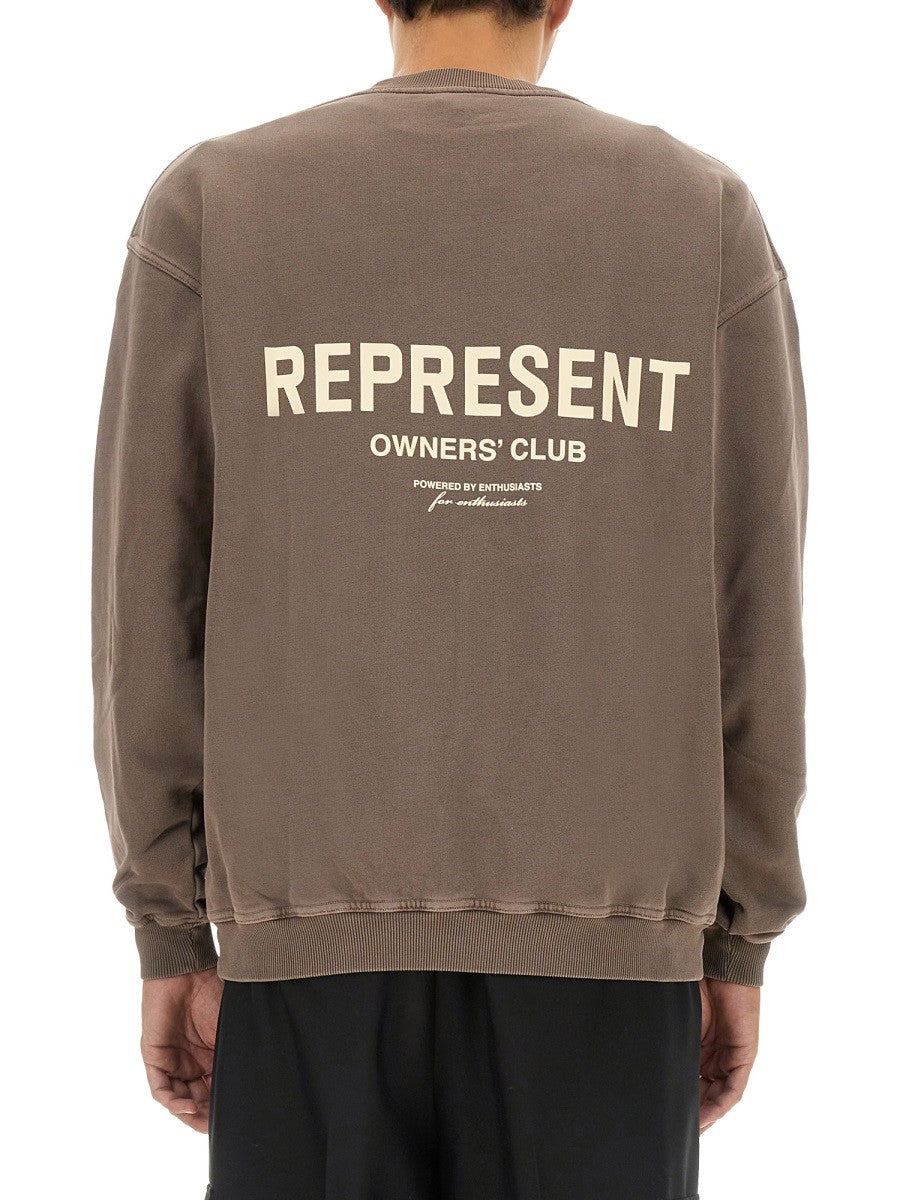 Represent SWEATSHIRT WITH LOGO