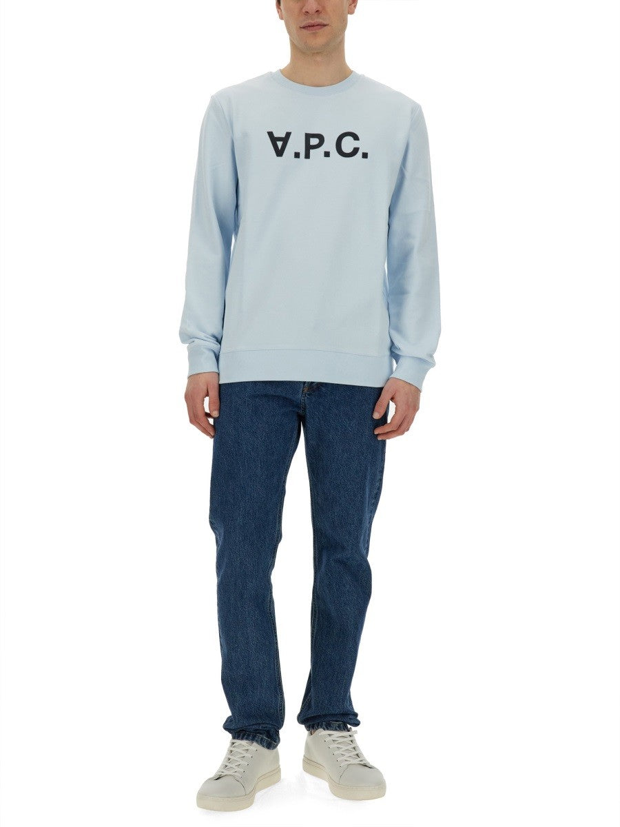 A.P.C. SWEATSHIRT WITH LOGO