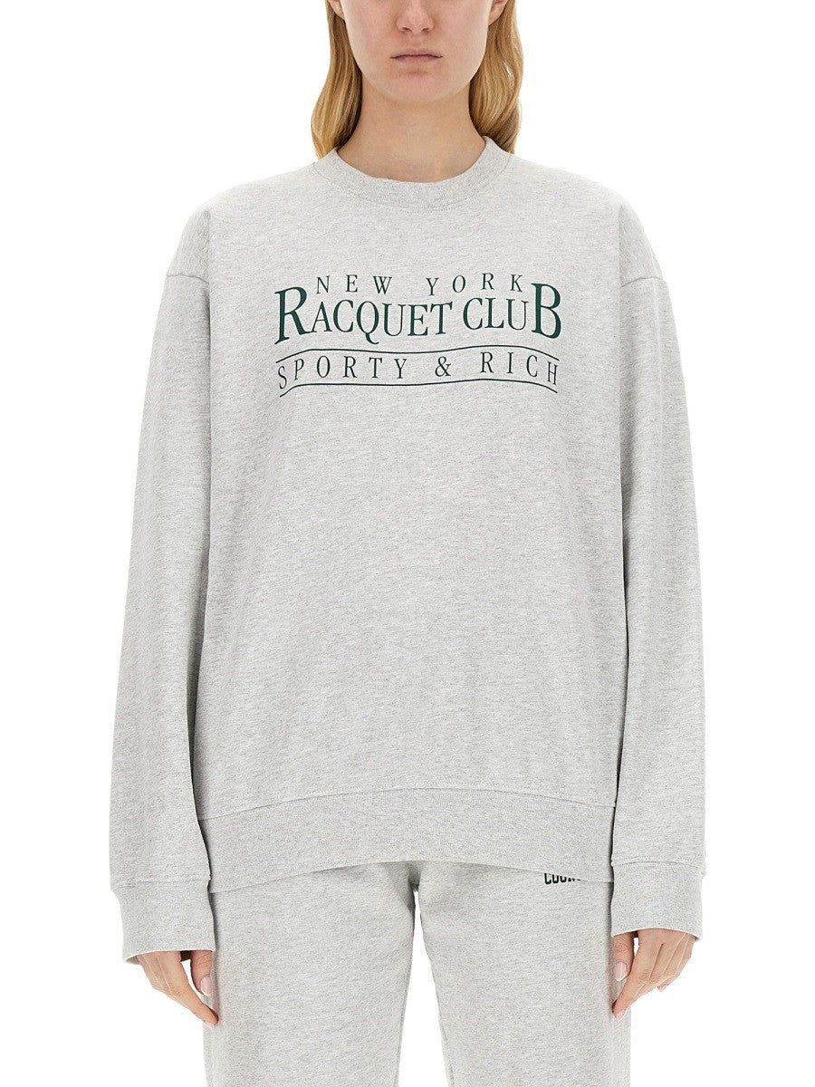 SPORTY&RICH SWEATSHIRT WITH LOGO