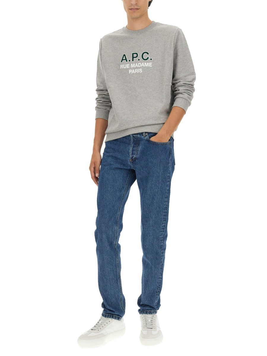 A.P.C. SWEATSHIRT WITH LOGO