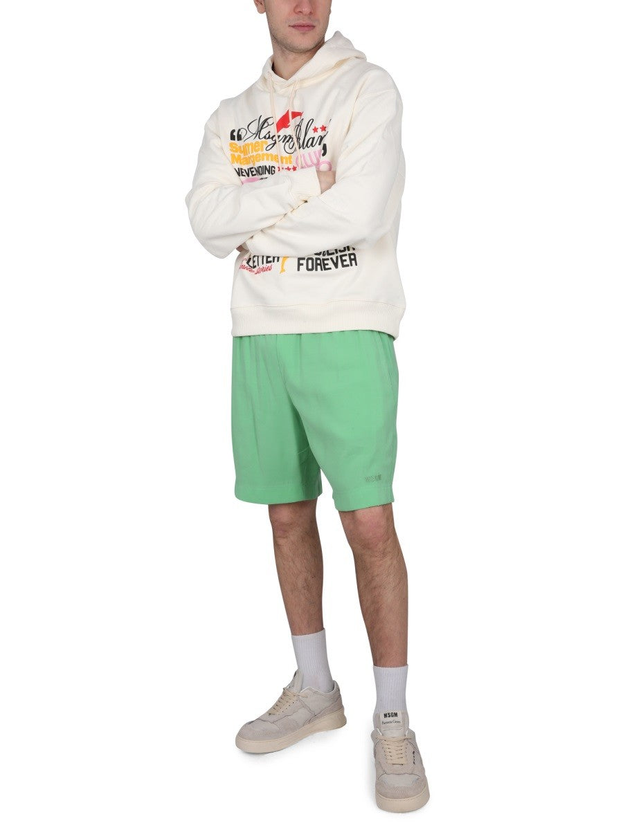 msgm SWEATSHIRT WITH LOGO