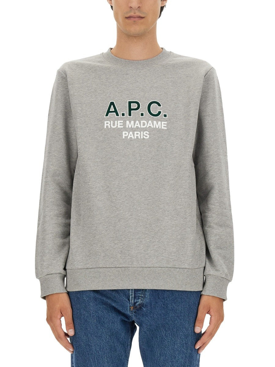 A.P.C. SWEATSHIRT WITH LOGO