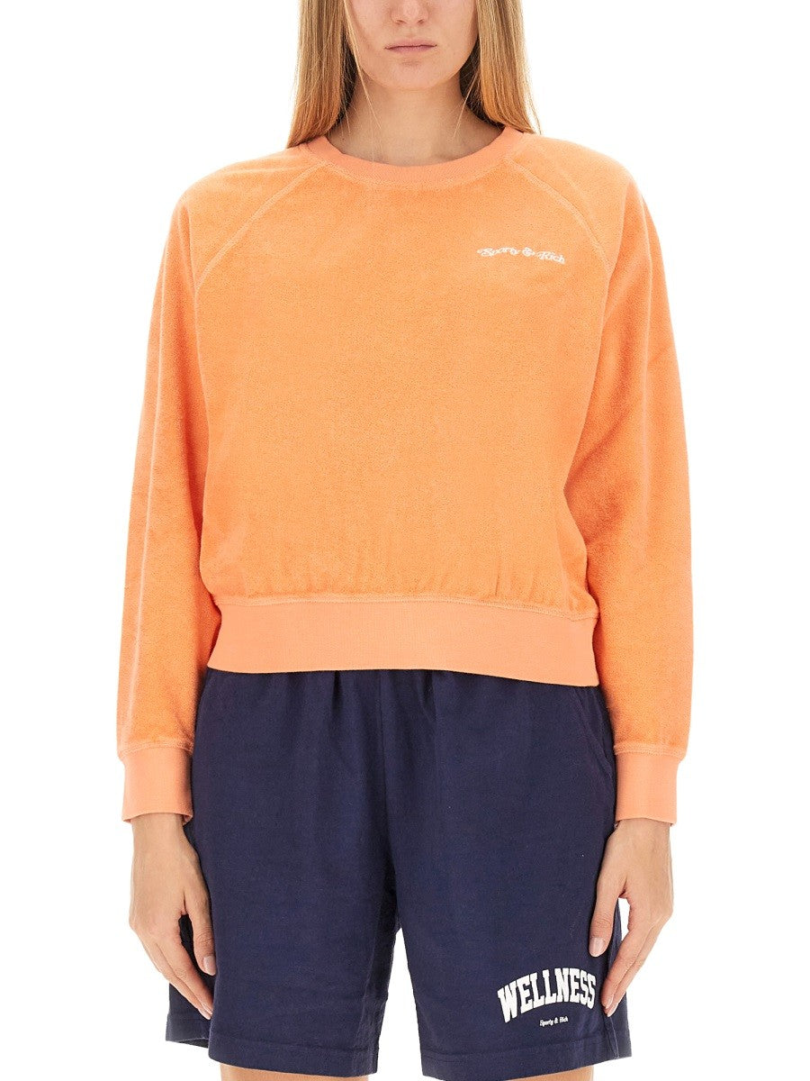 SPORTY&RICH SWEATSHIRT WITH LOGO