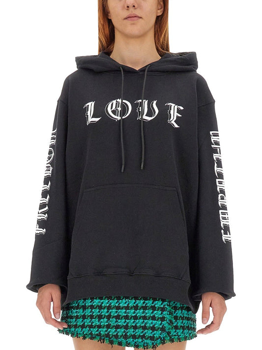 msgm SWEATSHIRT WITH LOGO