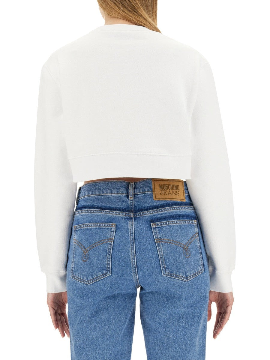 MOSCHINO JEANS SWEATSHIRT WITH LOGO