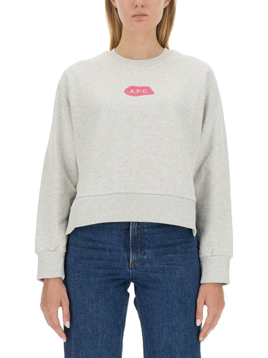 A.P.C. SWEATSHIRT WITH LOGO