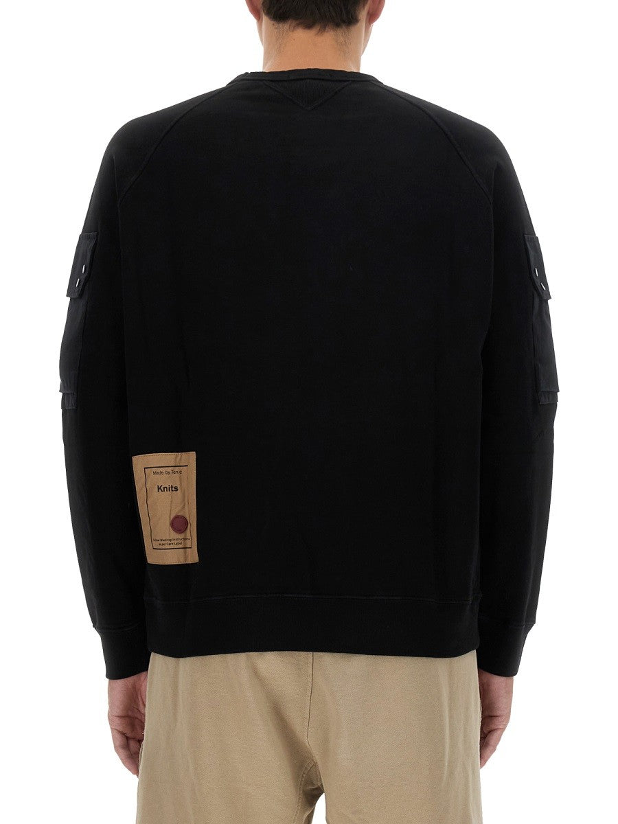 TEN C SWEATSHIRT WITH LOGO