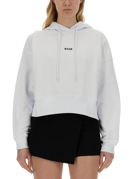 msgm SWEATSHIRT WITH LOGO