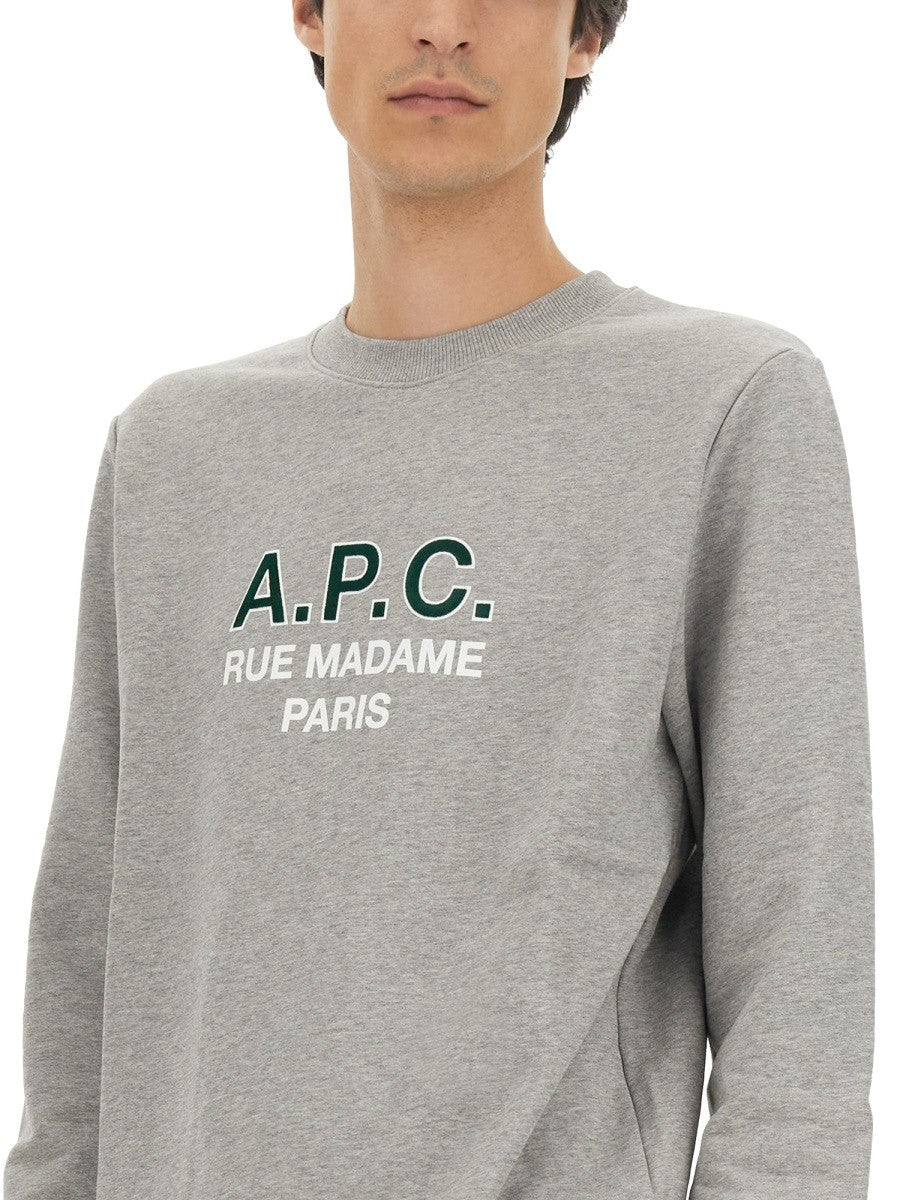 A.P.C. SWEATSHIRT WITH LOGO