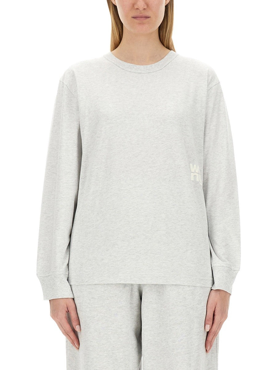 ALEXANDERWANG.T SWEATSHIRT WITH LOGO