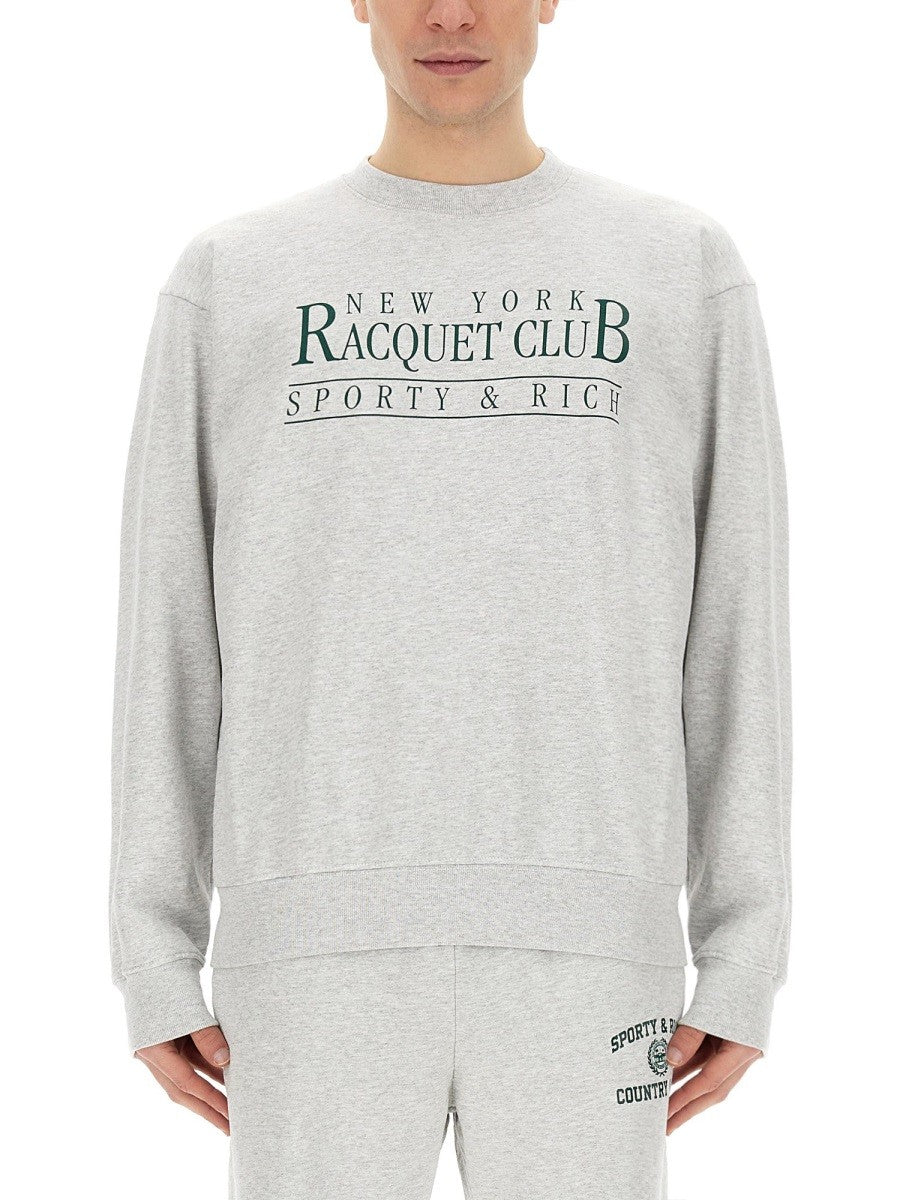 SPORTY&RICH SWEATSHIRT WITH LOGO