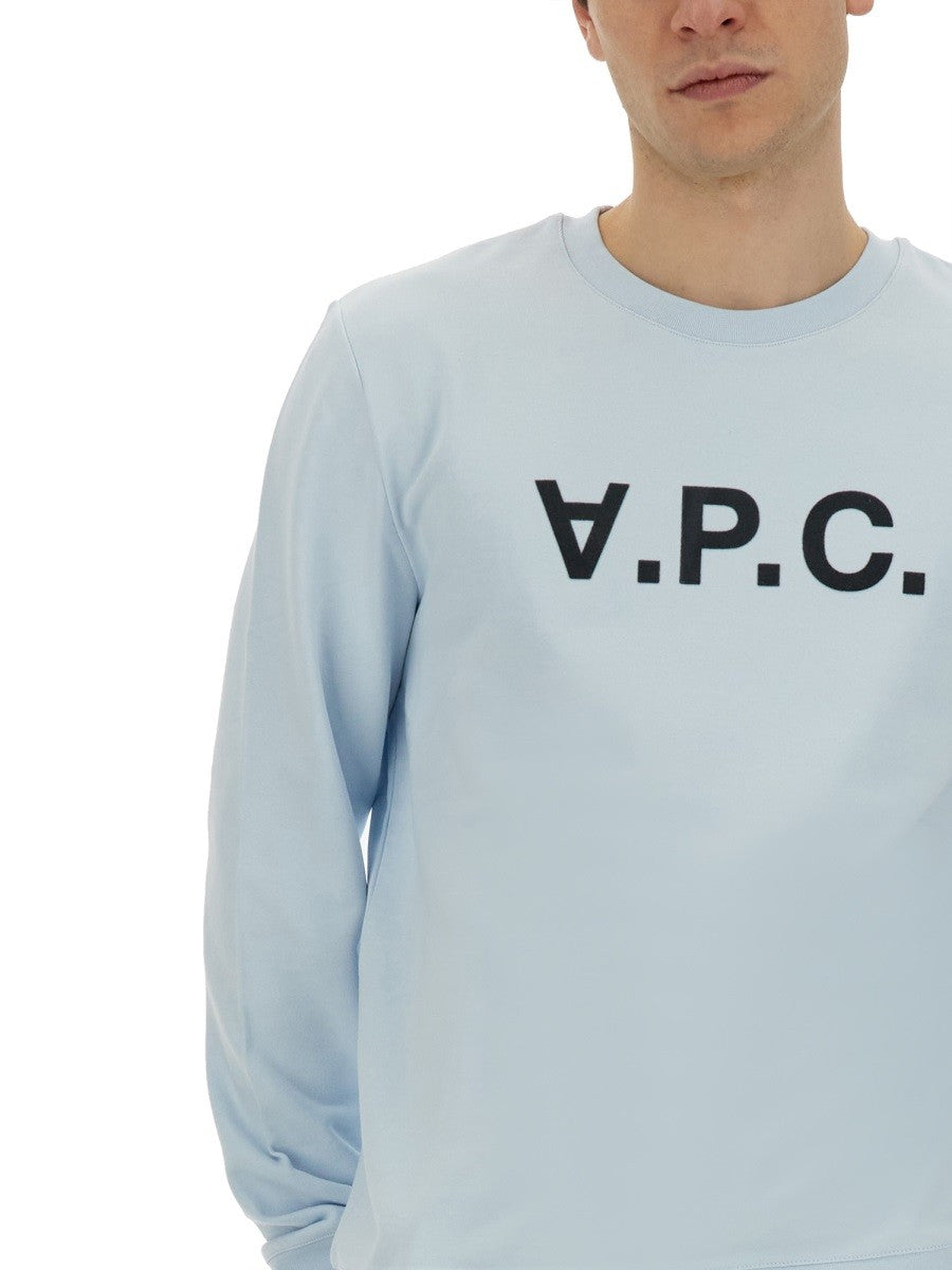 A.P.C. SWEATSHIRT WITH LOGO