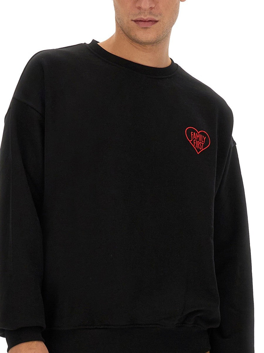 FAMILY FIRST SWEATSHIRT WITH LOGO