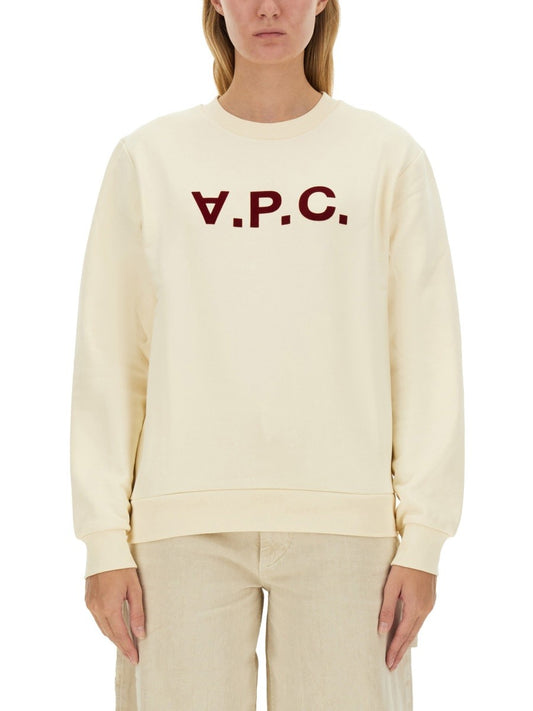 A.P.C. SWEATSHIRT WITH LOGO