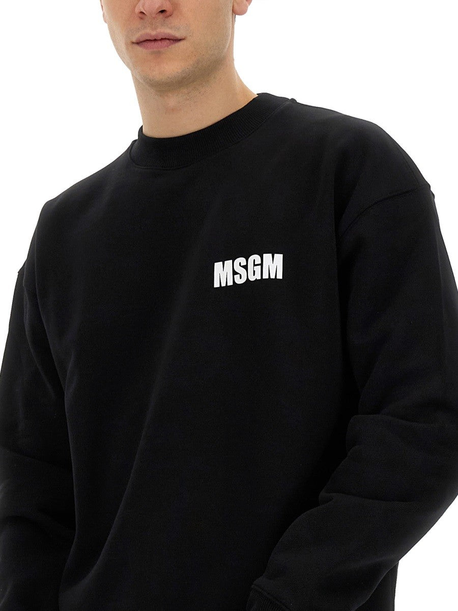 msgm SWEATSHIRT WITH LOGO