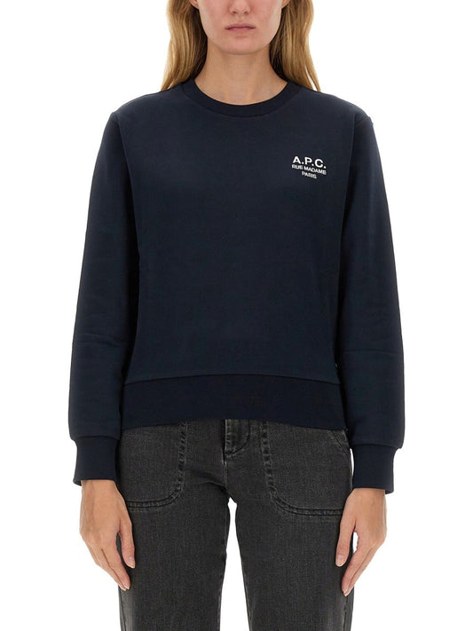 A.P.C. SWEATSHIRT WITH LOGO