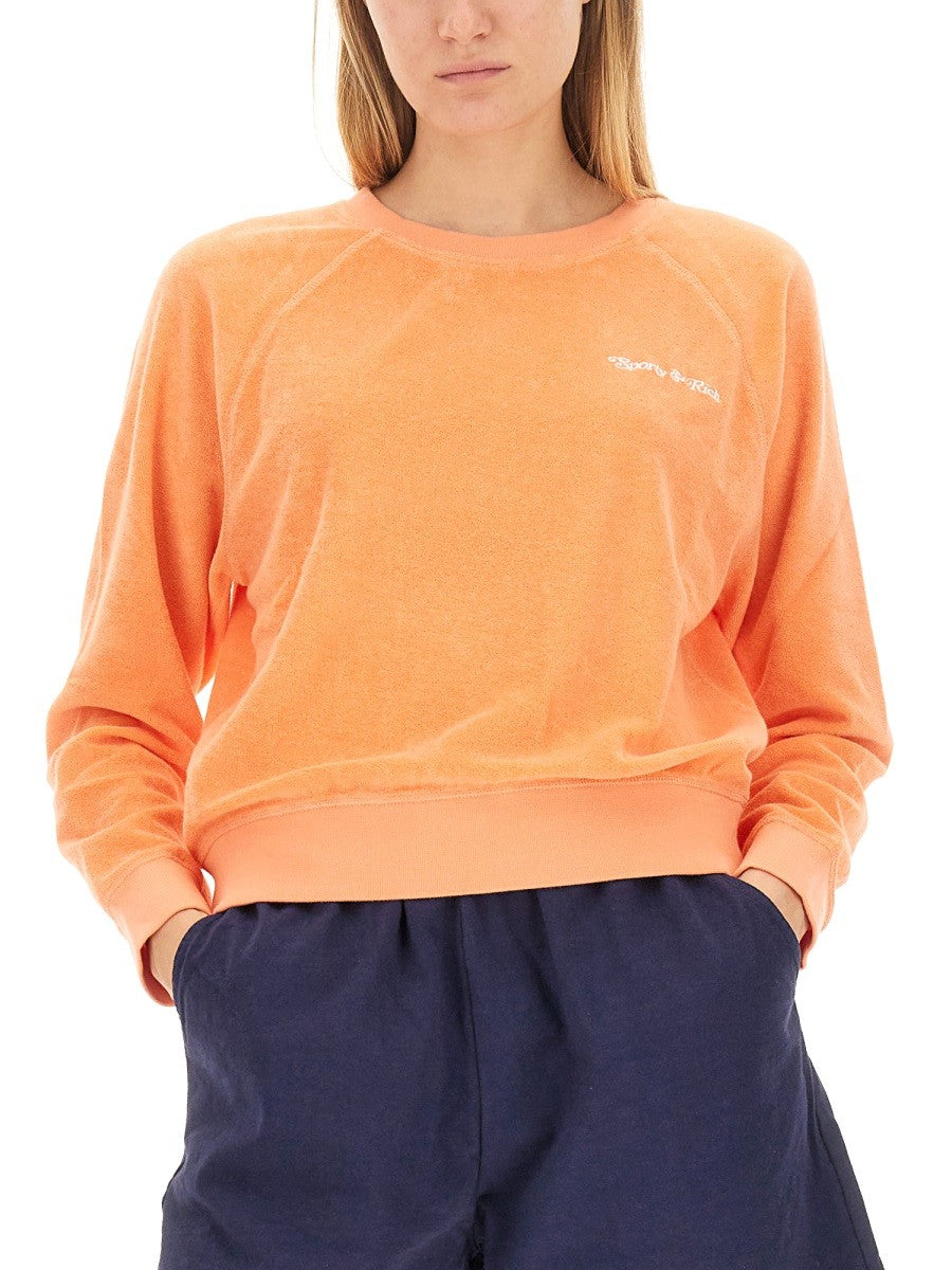 SPORTY&RICH SWEATSHIRT WITH LOGO