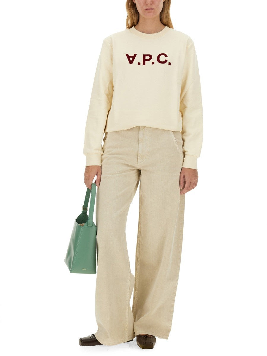 A.P.C. SWEATSHIRT WITH LOGO