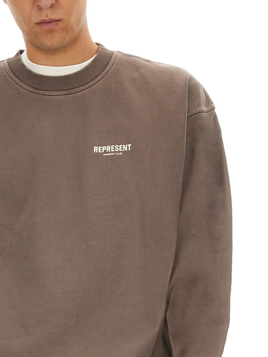 Represent SWEATSHIRT WITH LOGO