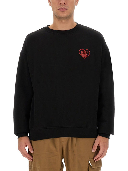 FAMILY FIRST SWEATSHIRT WITH LOGO