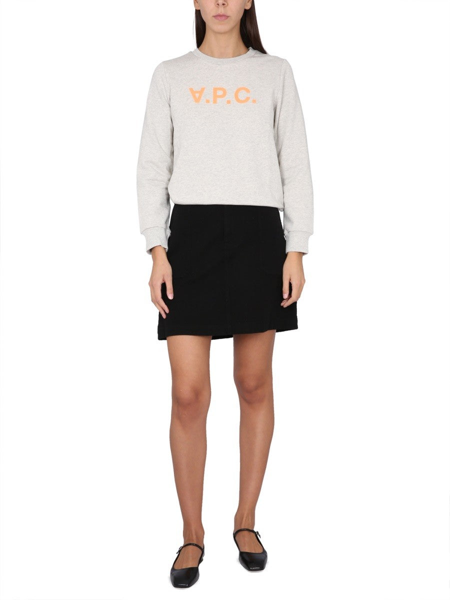 A.P.C. SWEATSHIRT WITH LOGO