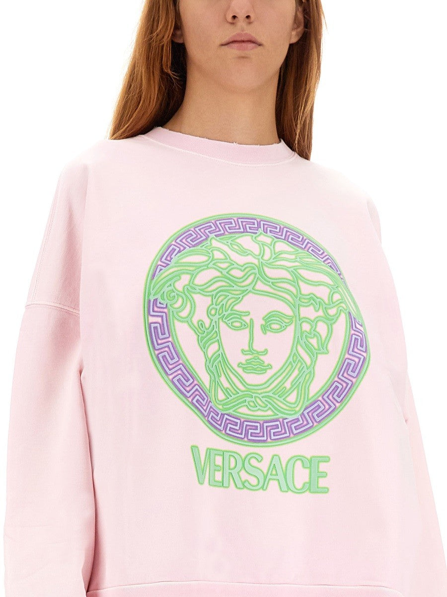 Versace SWEATSHIRT WITH MEDUSA LOGO