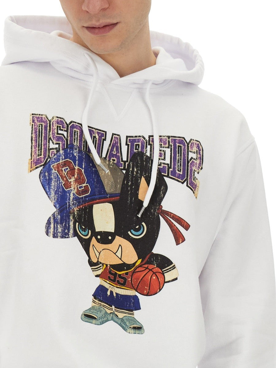 Dsquared SWEATSHIRT WITH PRINT