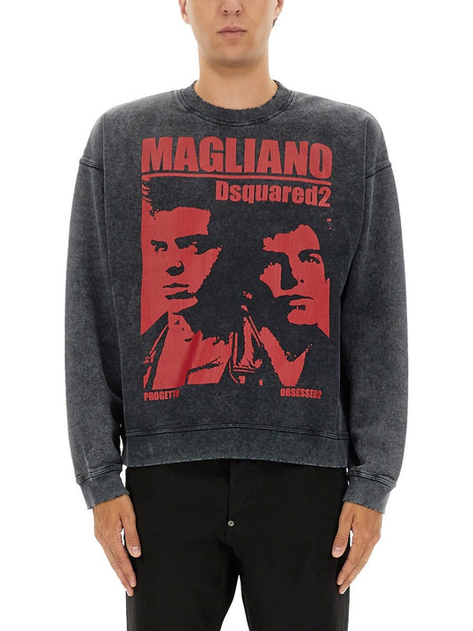 Dsquared SWEATSHIRT WITH PRINT