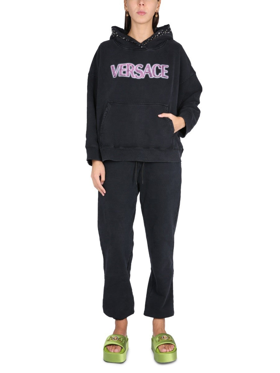 Versace SWEATSHIRT WITH STUDS