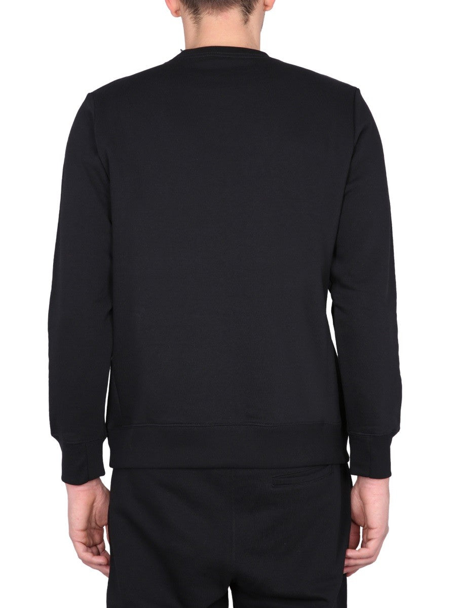 PS BY PAUL SMITH SWEATSHIRT WITH ZEBRA EMBROIDERY