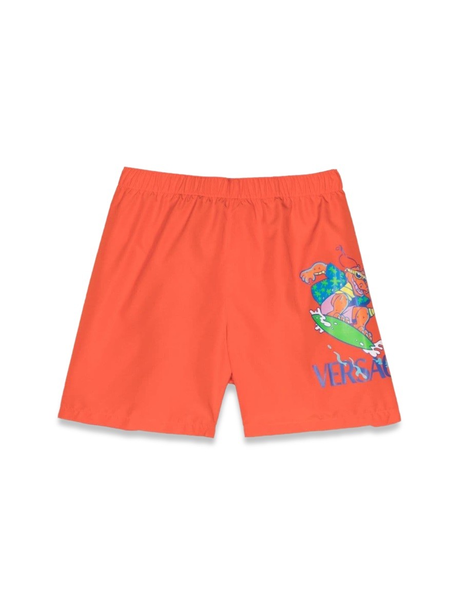 Versace swim short holiday print