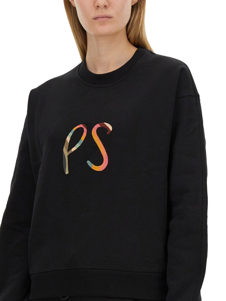 PS BY PAUL SMITH SWIRL LOGO SWEATSHIRT